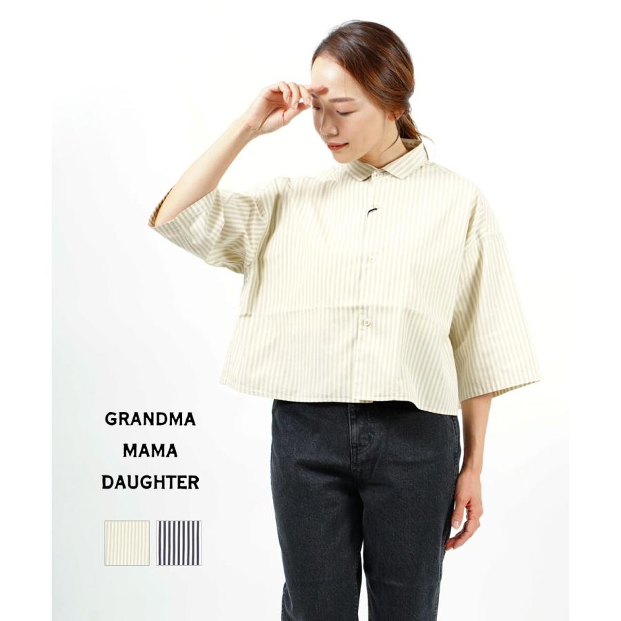 GRANDMA MAMA DAUGHTER（グランマママドーター） ストライプショート