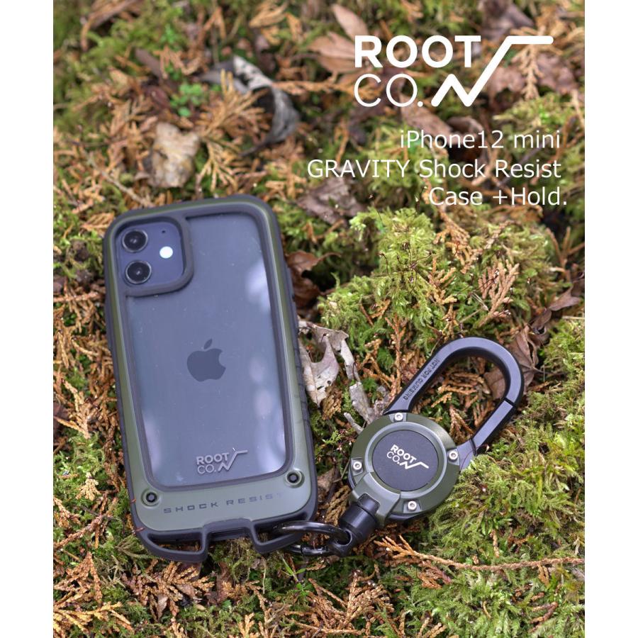専用　未使用　RootCo　Iphone12mini用ケース　ブラック ルート/ルートコー iPhone12 mini専用 GRAVITY Shock Resist Case +
