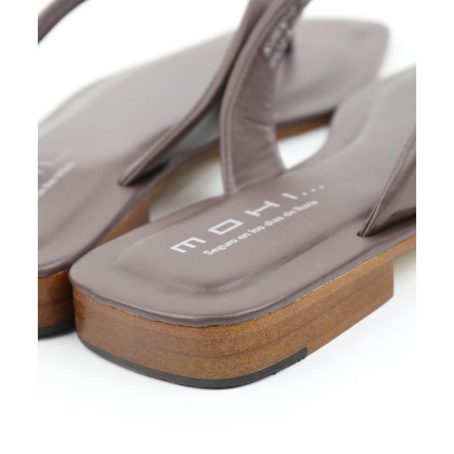 MOHI モヒ フェイクレザー トングサンダル レディース 国内正規