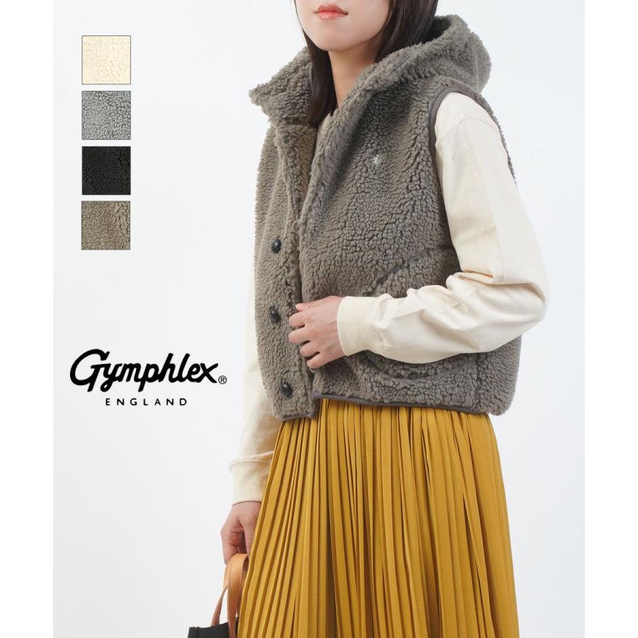 ジムフレックス ボアショートベスト Gymphlex GY-A0726BOA 国内正規品 2025秋冬新作 送料無料 GYMPHLEX（ジムフレックス） ボアショートベスト Gymphlex 2025秋冬