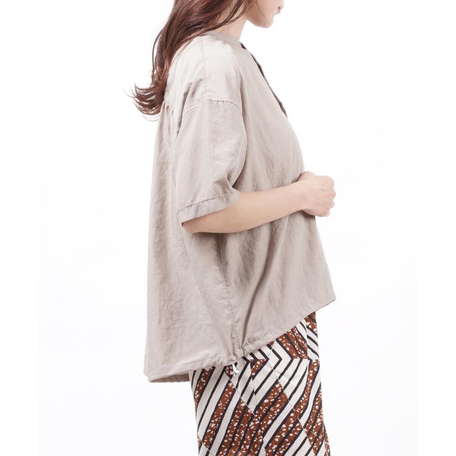 GYMPHLEX ジムフレックス バンドカラーシャツ ドローコード