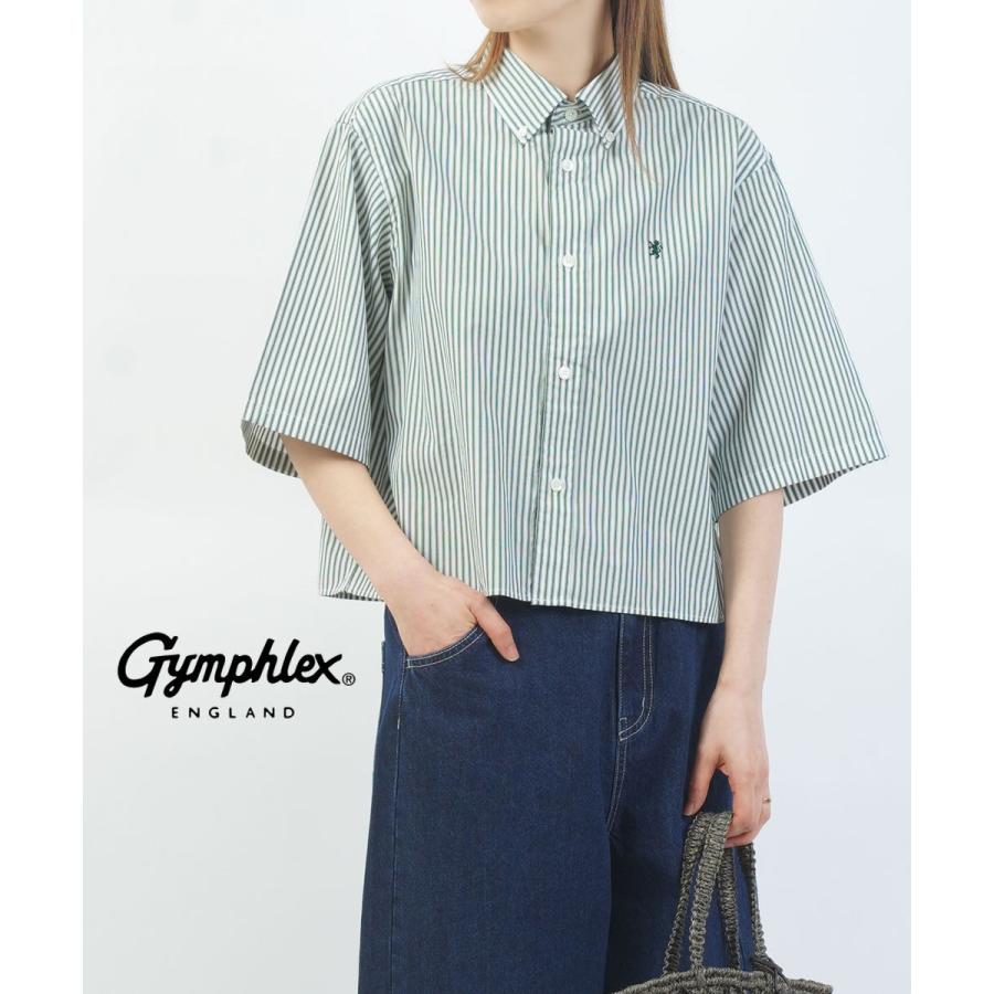 GYMPHLEX（ジムフレックス） ショートボタンダウンシャツ Gymphlex 