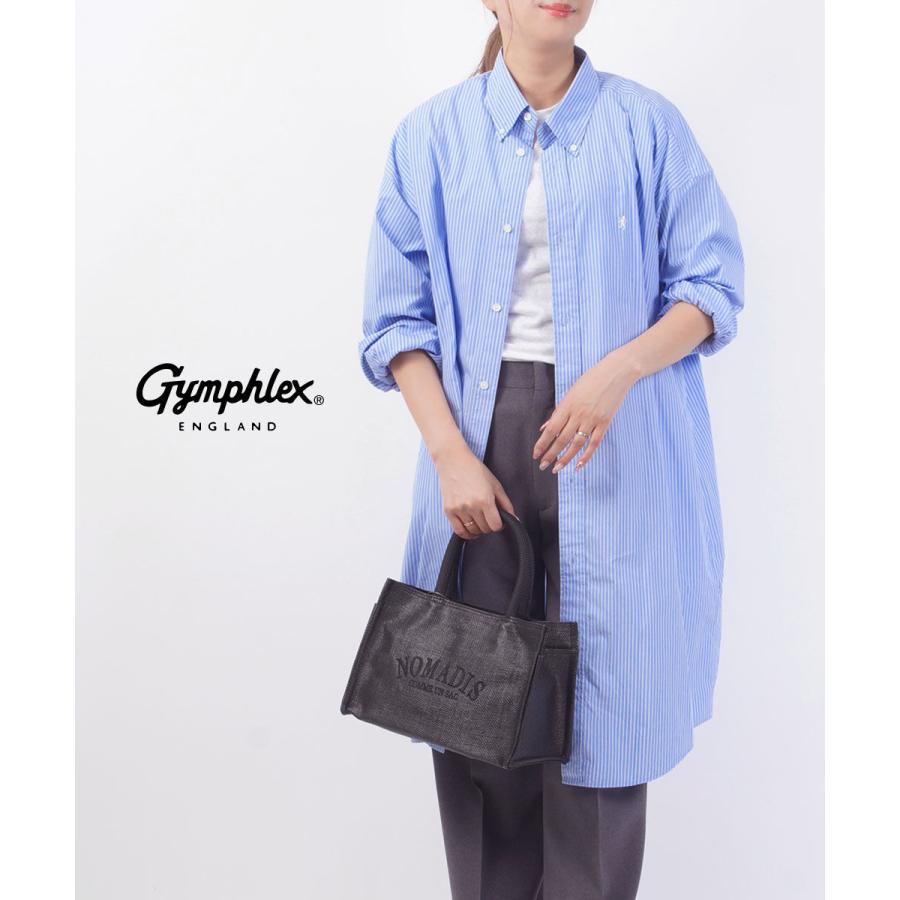 GYMPHLEX（ジムフレックス） ボタンダウン シャツドレス レディース