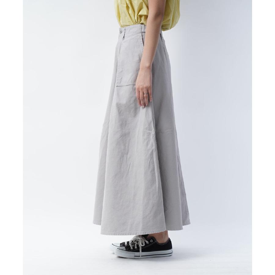 Healthy denim ヘルシーデニム デニム フレアスカート Lemon