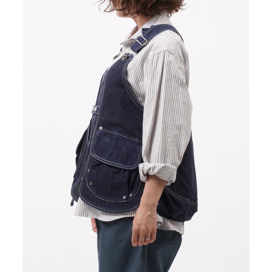 スノーピーク タキビベスト 焚火ベスト indigo TAKIBI Vest Snow Peak レディース メンズ 国内正規品｜etre｜12