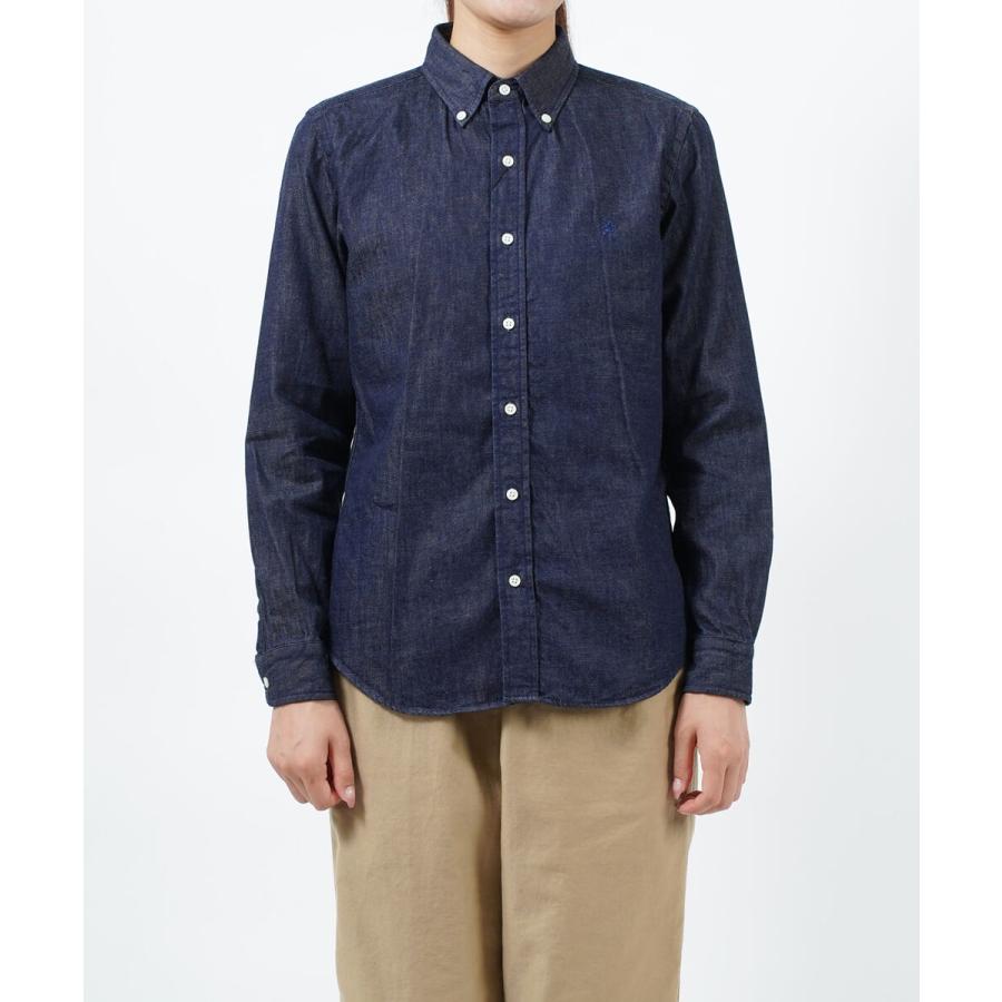 GYMPHLEX（ジムフレックス） シャツ ボタンダウンシャツ デニムシャツ