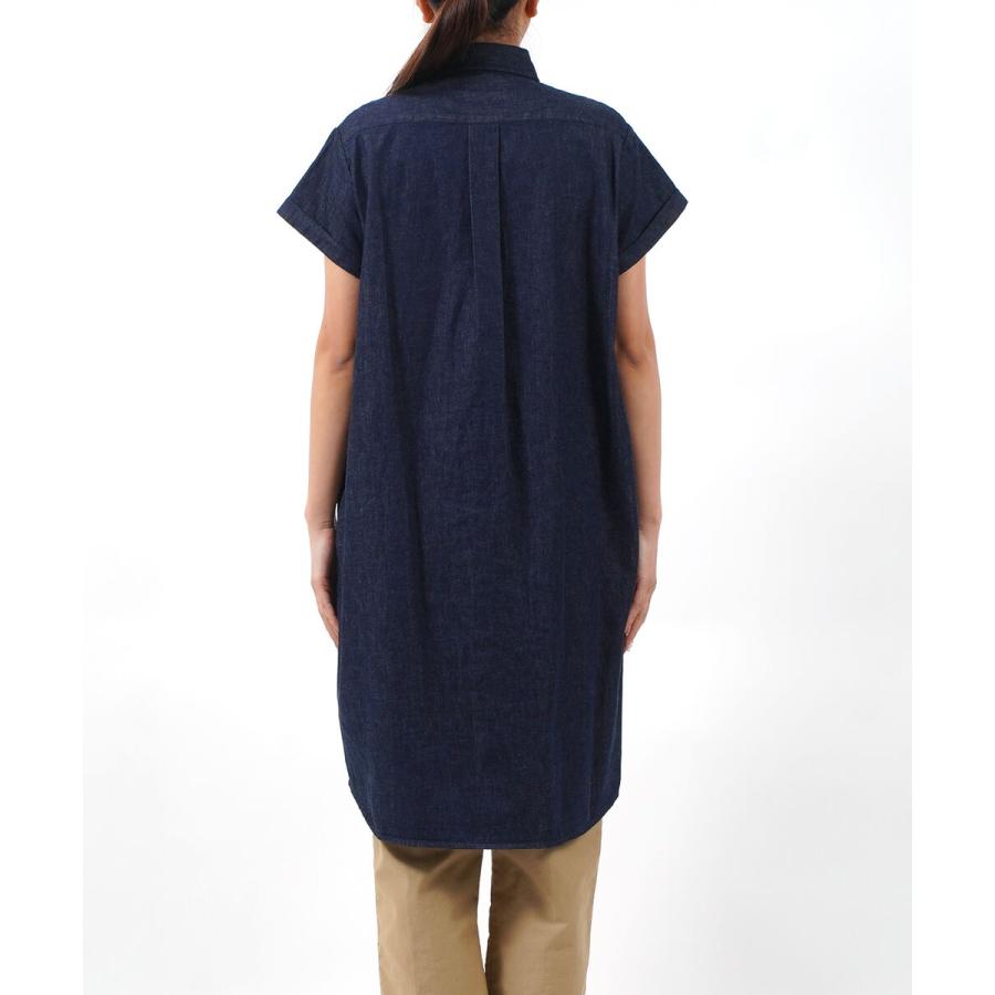 GYMPHLEX（ジムフレックス） シャツワンピース 半袖 ロングシャツ