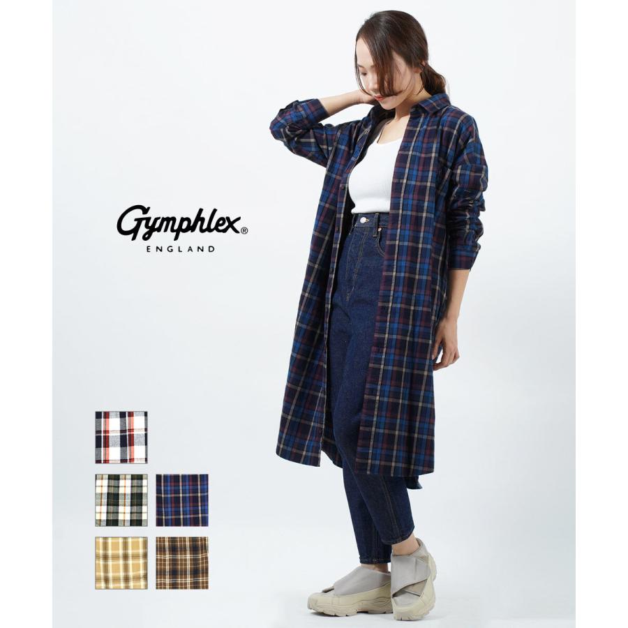 GYMPHLEX（ジムフレックス） シャツワンピース レディース 国内正規品