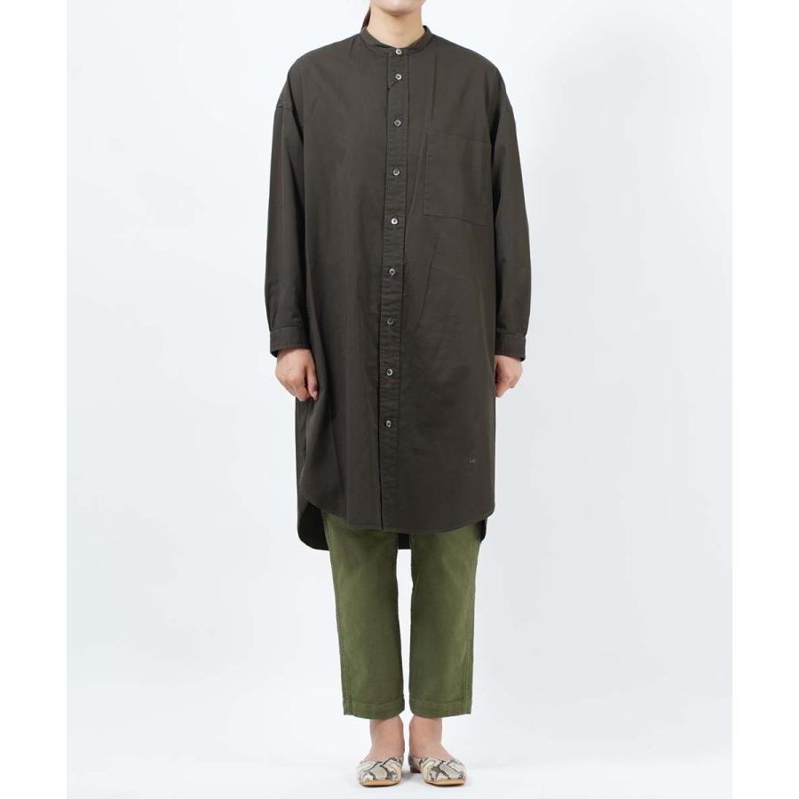 アダムエロペ 長袖シャツ　ジムフレックス シャツワンピース GYMPHLEX（ジムフレックス） シャツワンピース ロングシャツ