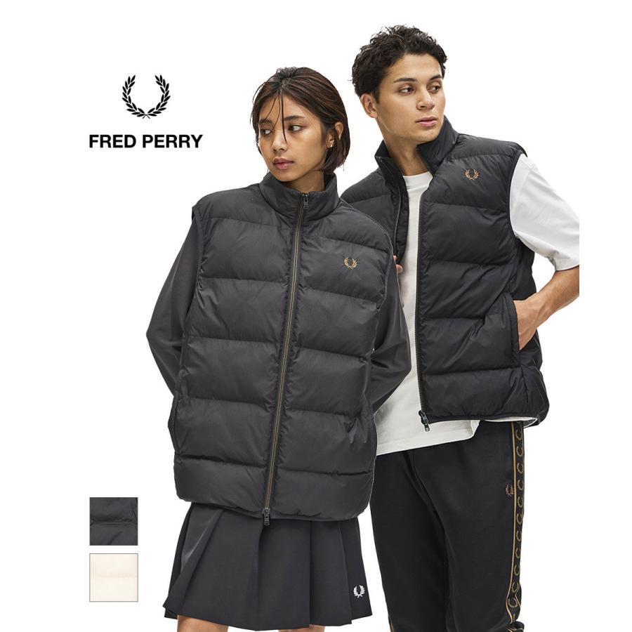 フレッドペリー Insulated Gilet FRED PERRY 2025秋冬新作 レディース