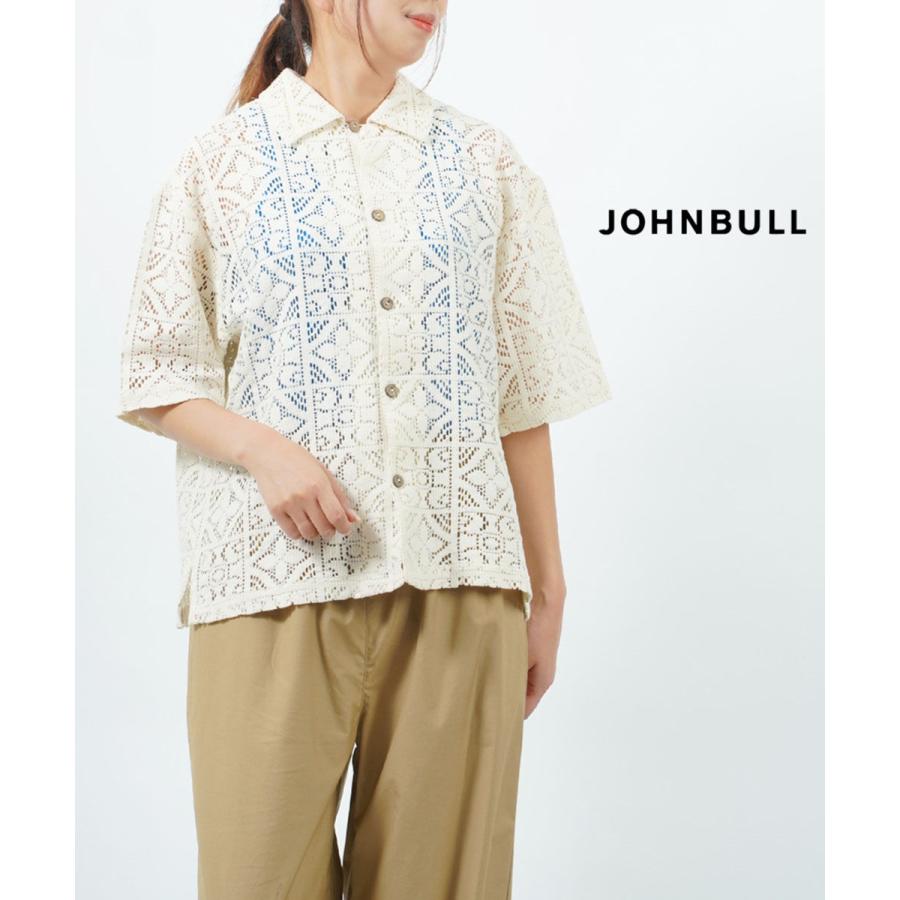 Johnbull（ジョンブル） インディアンレース オープンカラーシャツ