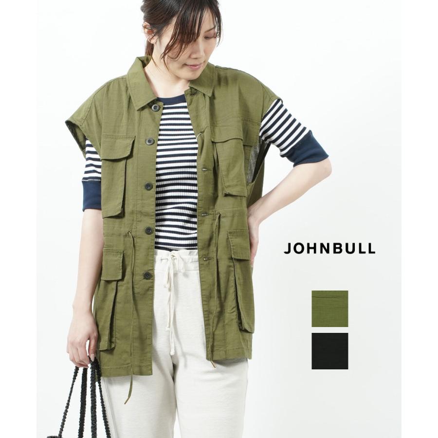 Johnbull ジョンブル リネン調スラブ ミリタリージレ フェイクリネン  