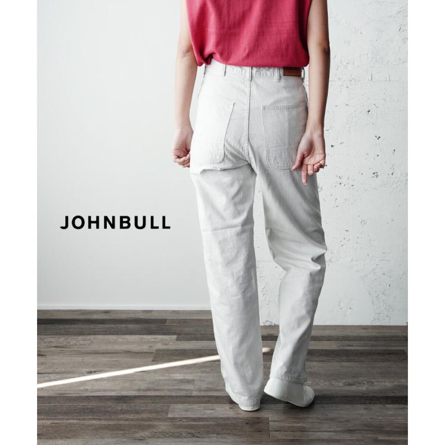 Johnbull（ジョンブル） 8oz ホワイトデニム パイプドステムパンツ