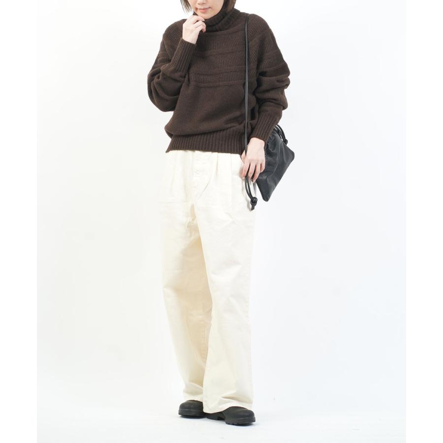 【新品未開封】factory ヤク レース柄オフタートルセーター FACTORY (ファクトリー) ヤク レース柄オフタートルセーター