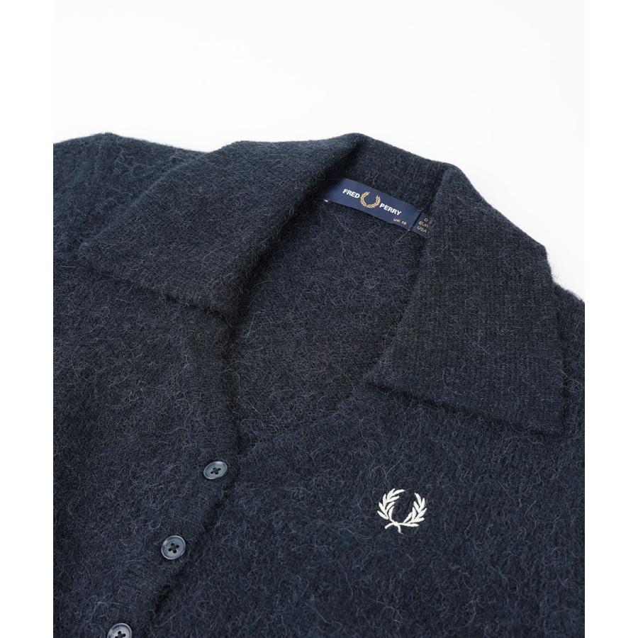 フレッドペリー BRUSHED CARDIGAN FRED PERRY 2026秋冬新作 レディース