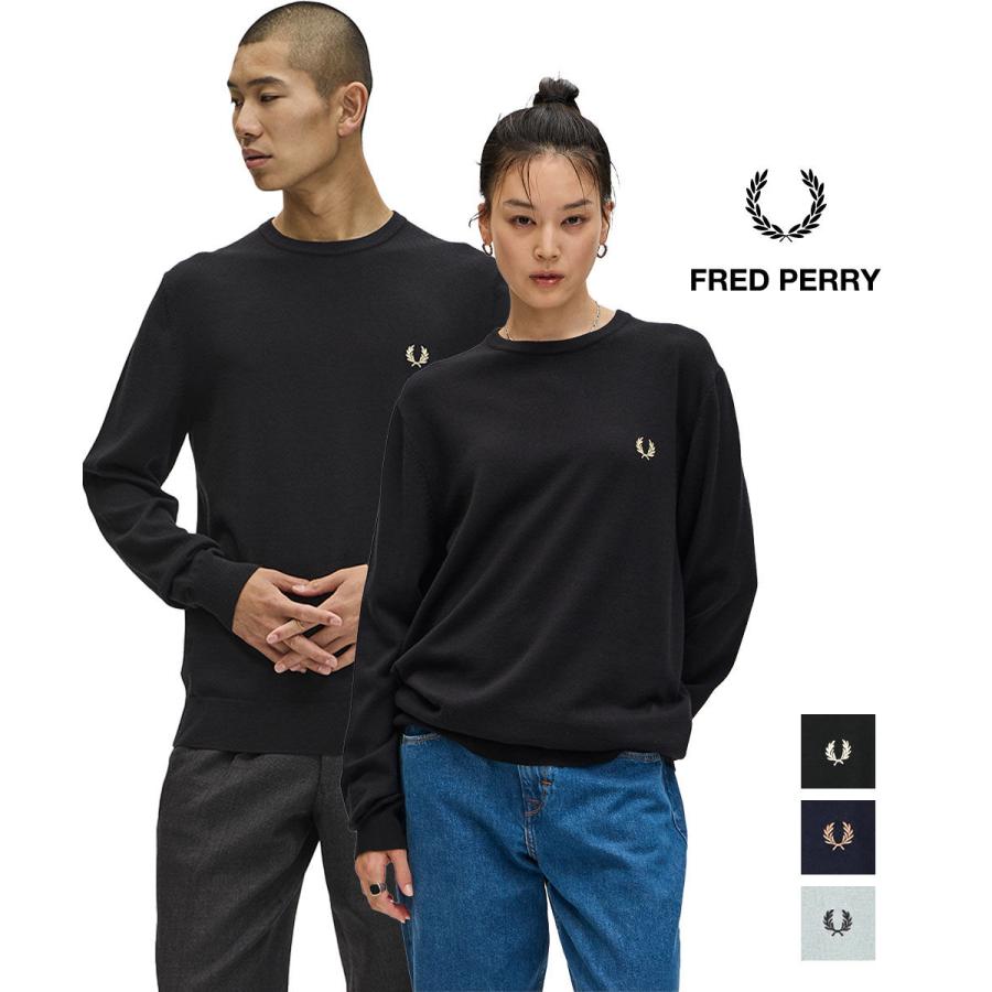フレッドペリー Classic Crew Neck Jumper FRED PERRY K9601 国内正規品 2025秋冬新作 送料無料 フレッドペリー Classic Crew Neck Jumper FRED PERRY 2025秋冬新作