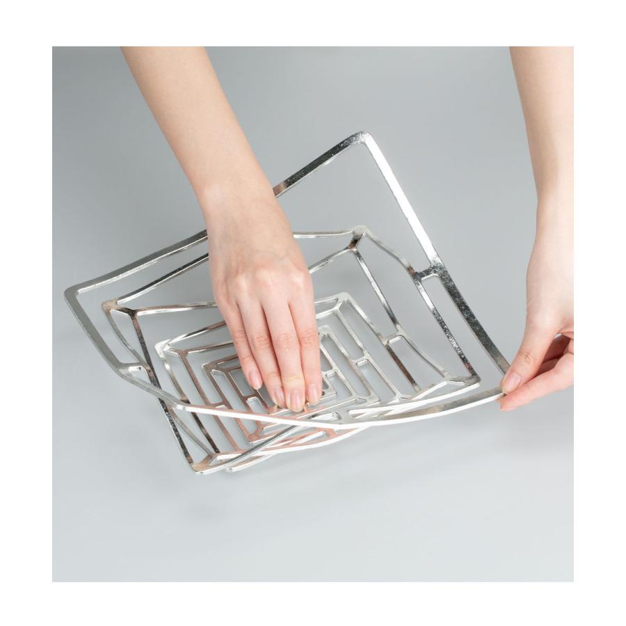 ノウサク KAGO ピオニー S かご カゴ 曲がる器 能作/NOUSAKU