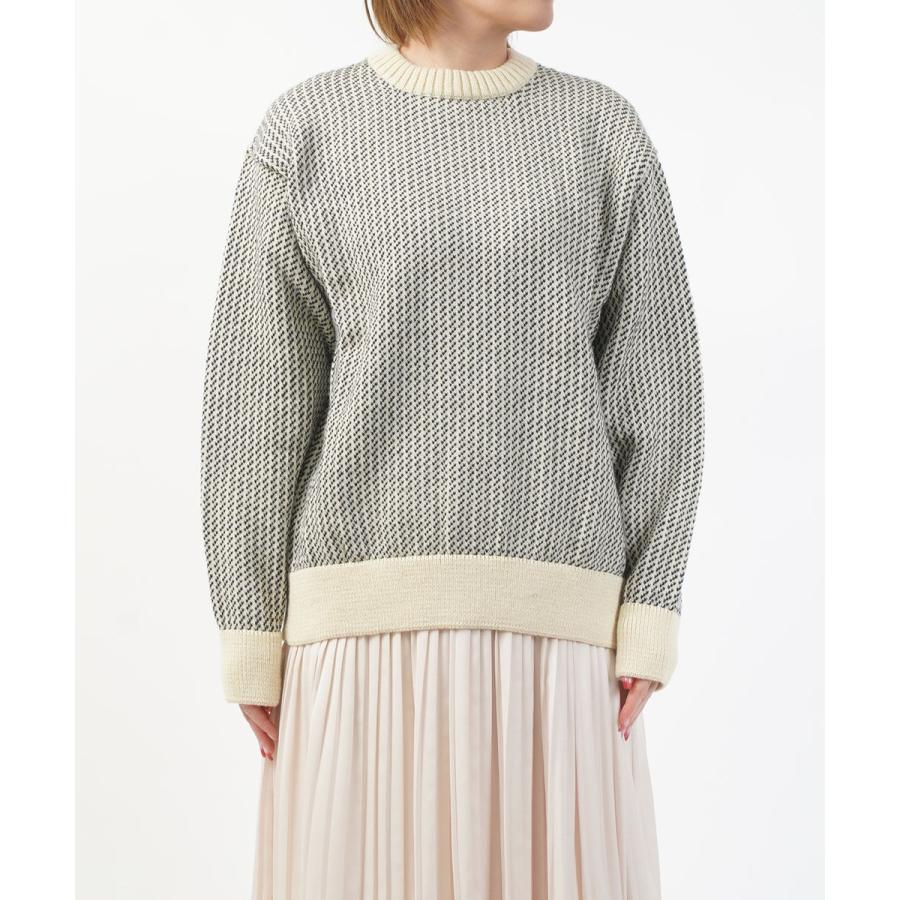 ケリーウーレンミルズ バーズアイ クルーネックニット Kerry Woollen