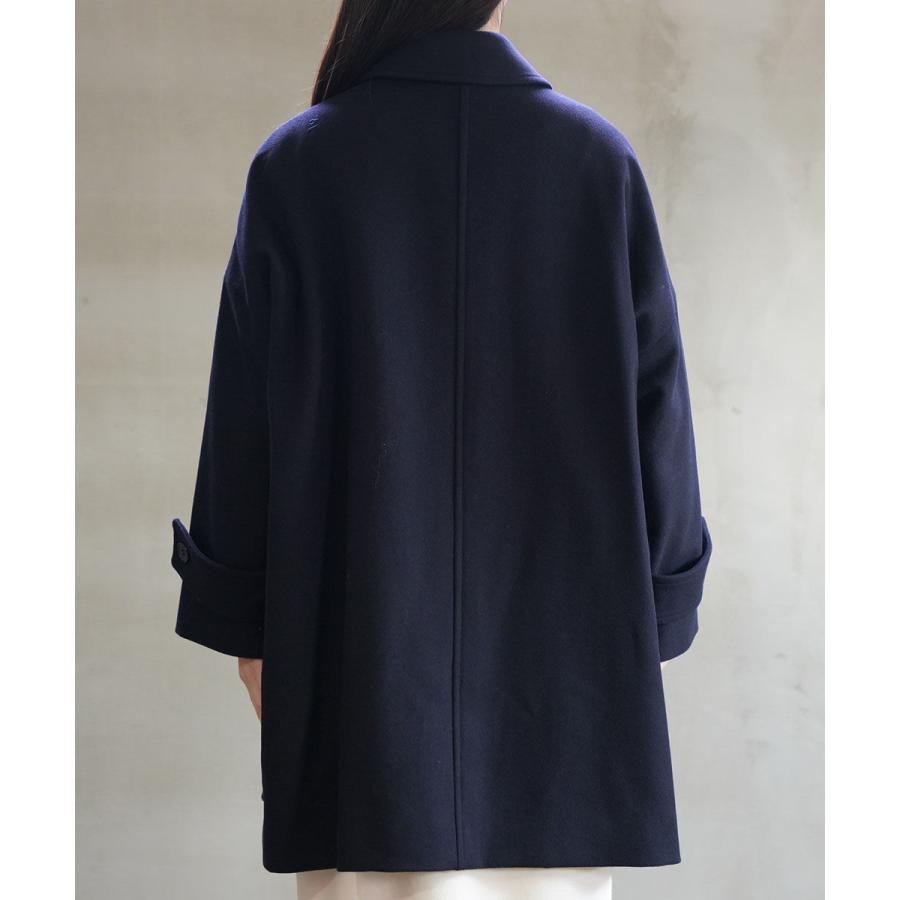 美品 Traditional Weatherwear マールトン　ネイビー　32 MALTON NO COLLAR マールトン ノーカラー｜パティー｜ウィメンズ