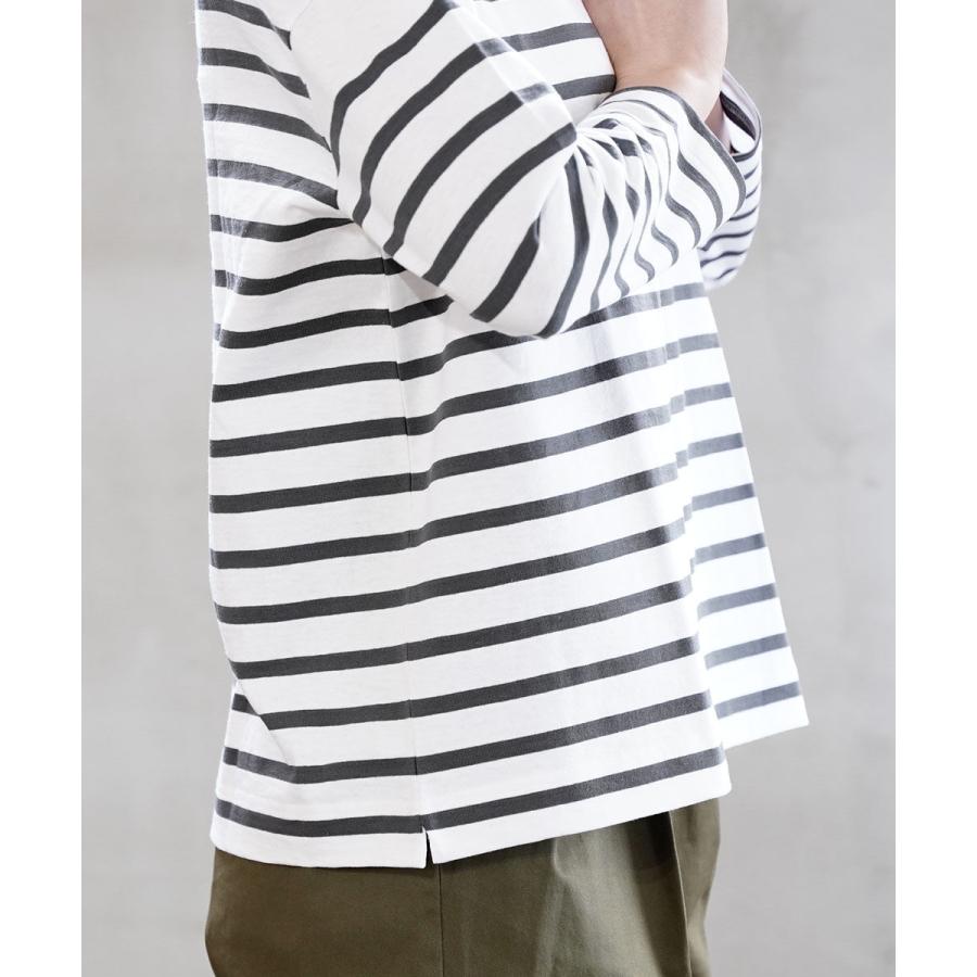美品！ルミノアPATRICIA ボートネックボーダーTシャツ Le Minor（ルミノア）の「[LE MINOR/ルミノア] PATRICIA ボートネック