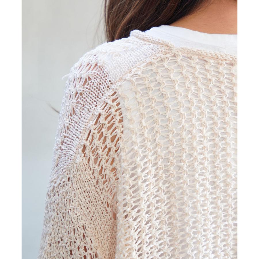 ローガン ニッティング ミルズ メッシュニットプルオーバー LOGAN knitting mills LG-25SS09 国内正規品 2025春夏新作 送料無料 ローガン ニッティング ミルズ メッシュニットプルオーバー LOGAN