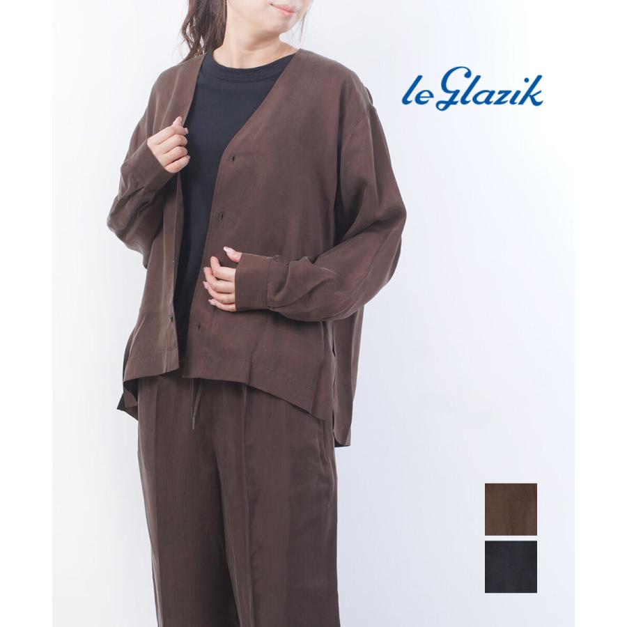 LE GLAZIK（ルグラジック） ル グラジック Vネック シャツジャケット 