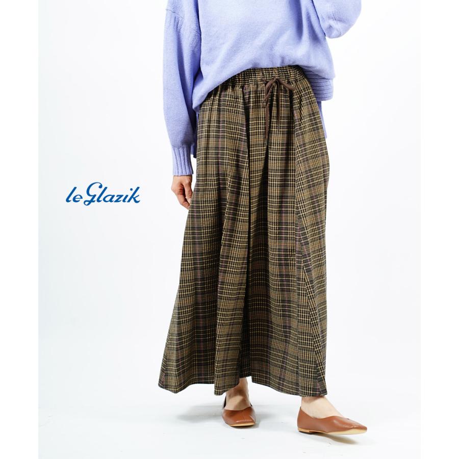 LE GLAZIK（ルグラジック） ル グラジック チェックロングスカート