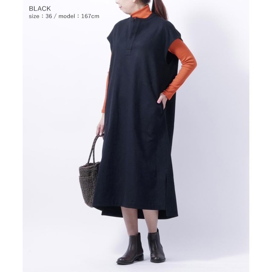 ル グラジック ウールフランネルワンピース le glazik レディース 国内  
