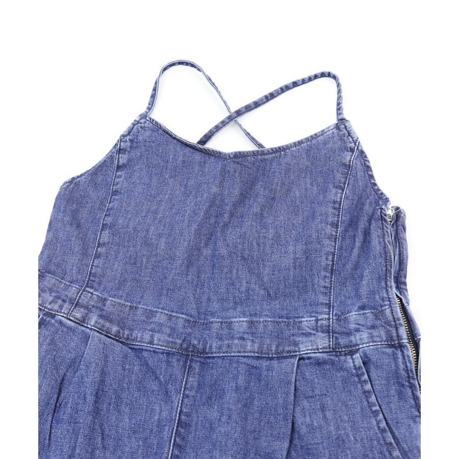 リー デニムサロペット Vカットサロペット V-CUT SALOPETTE Lee