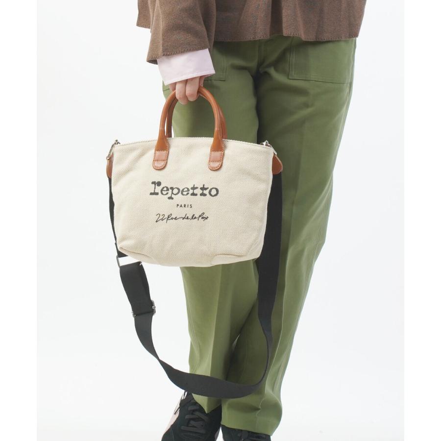 repetto レペット Canvas mini Tote キャンバスミニトート