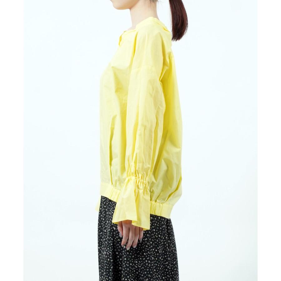 ミランカ コットンタイプライター 袖フレアブラウス プルオーバー MyLanka M13104 国内正規品 210803 送料無料 MyLanka（ミランカ） コットンタイプライター 袖フレアブラウス プル