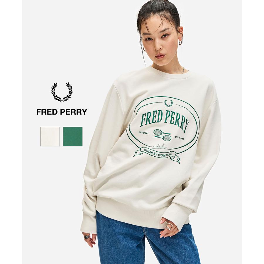 フレッドペリー Chosen by Champions Sweatshirt FRED PERRY M1605 国内正規品 2025秋冬新作 送料無料 フレッドペリー Chosen by Champions Sweatshirt FRED PERRY 2025秋冬