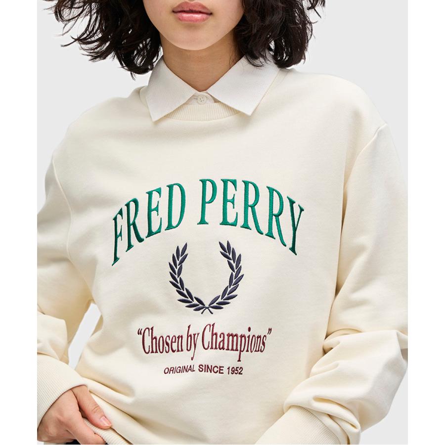 フレッドペリー Embroidered Champion Sweatshirt FRED PERRY