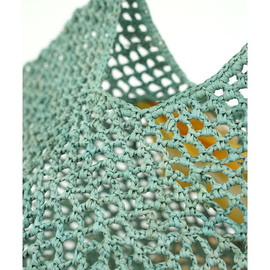 Sans Arcidet（サンアルシデ） ミニ ラフィア バスケットバッグ