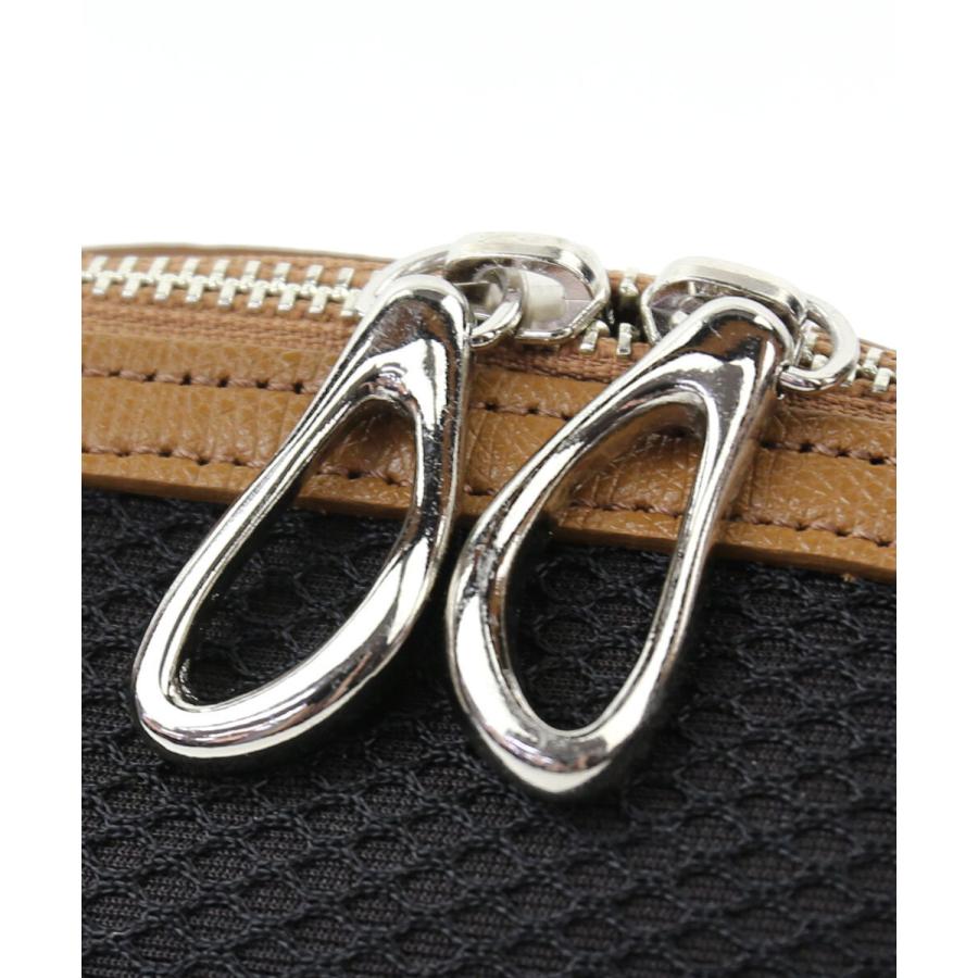 ミカイ ハンドバッグ メッシュバッグ コーラルメッシュ ミニボストン