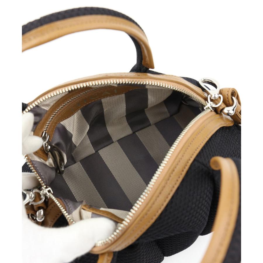 ミカイ ハンドバッグ メッシュバッグ コーラルメッシュ ミニボストン