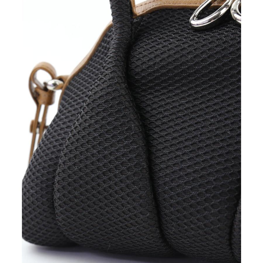 ミカイ ハンドバッグ メッシュバッグ コーラルメッシュ ミニボストン