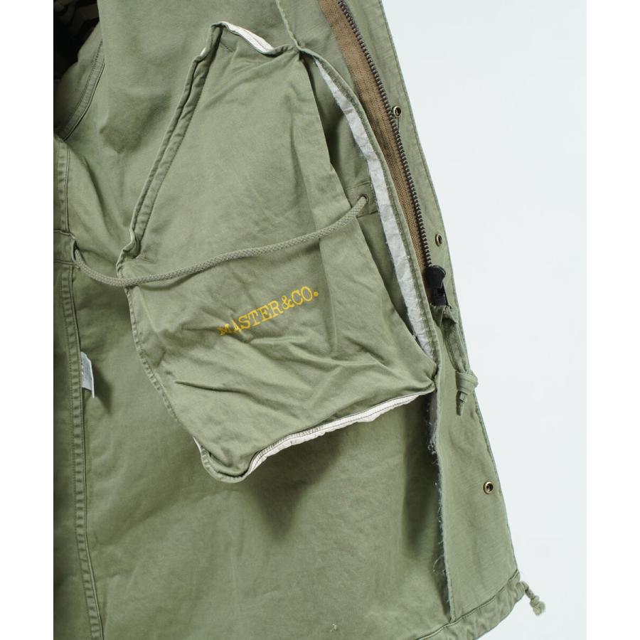MASTER&Co（マスターアンドコー） ミリタリーコート フィッシュテイル