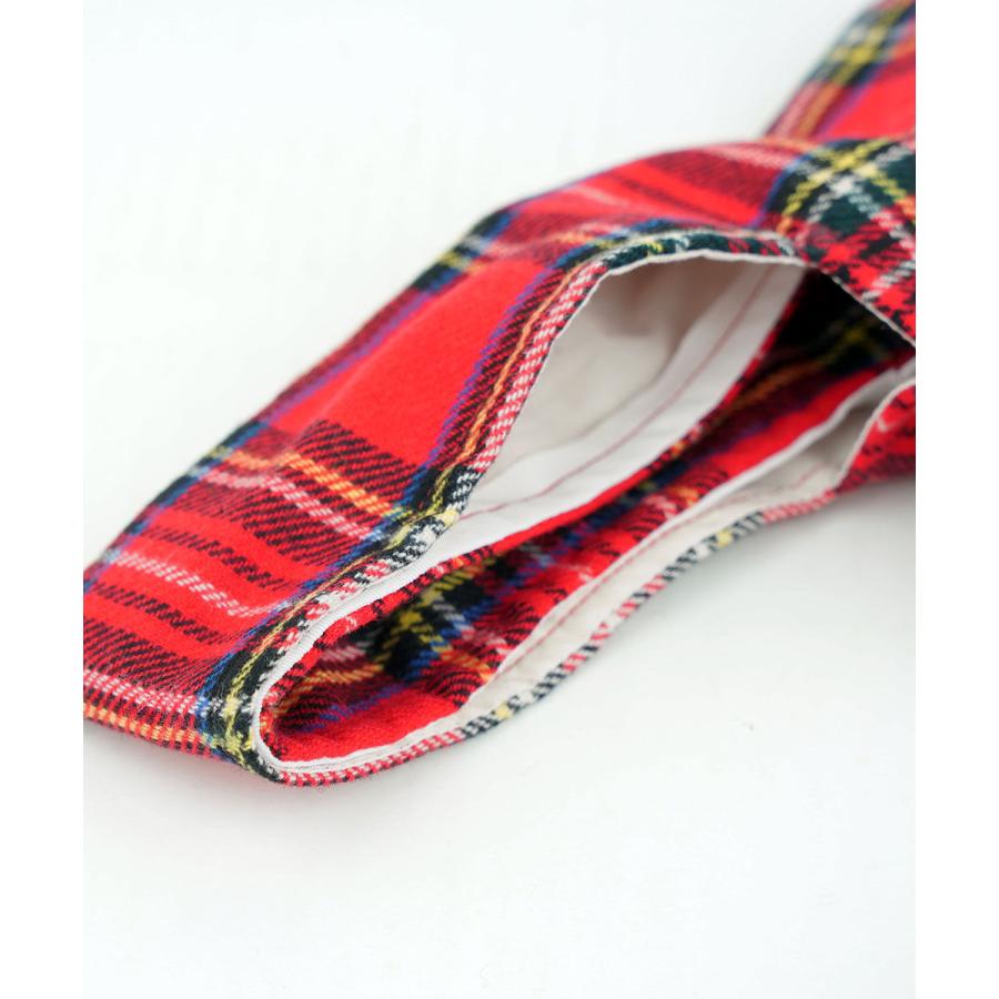 マスターアンドコー ウール タータンチェック エコバッグ スモール