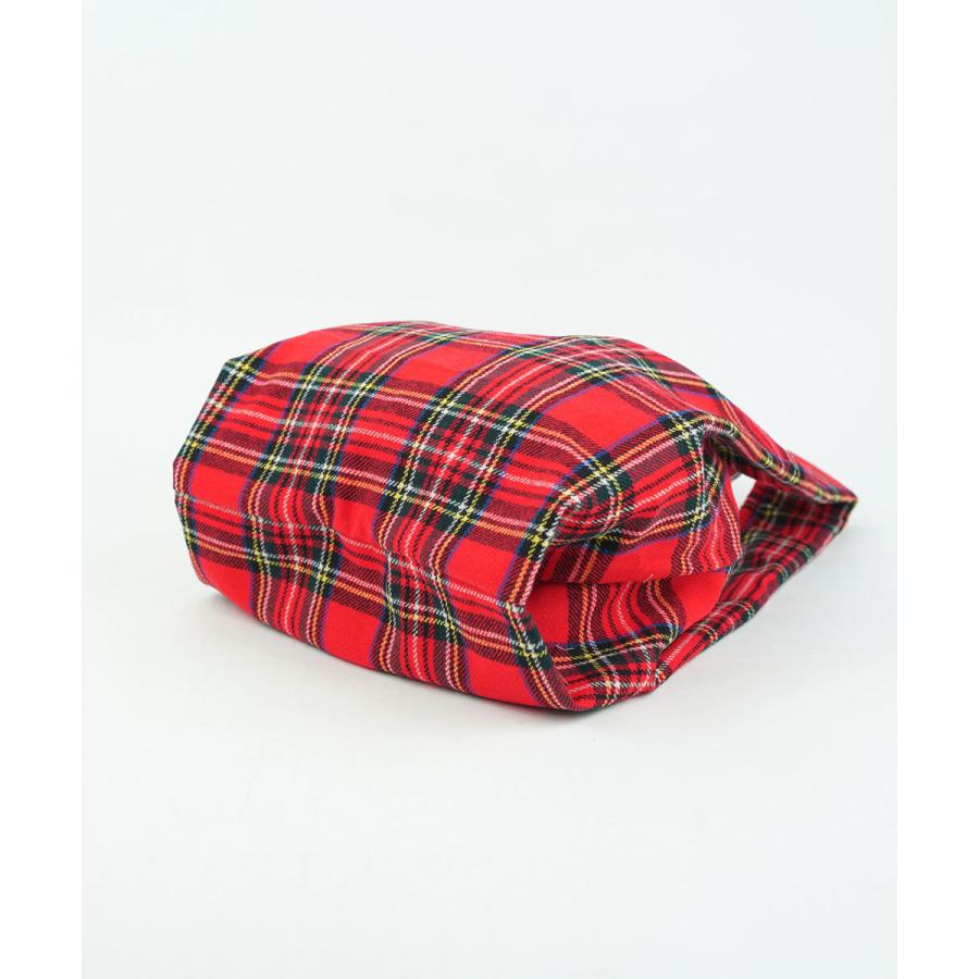 マスターアンドコー ウール タータンチェック エコバッグ スモール