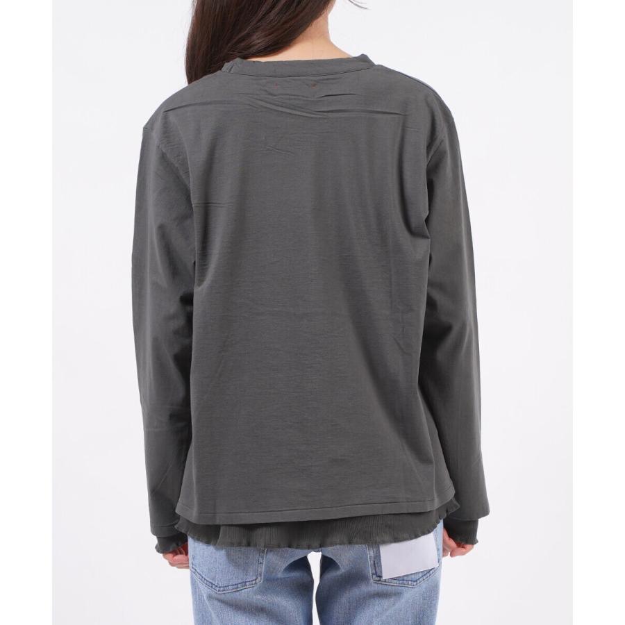 メヤメ ロングTシャツ 長袖カットソー DOUBLE LONG SLEEVE TEE ダブル