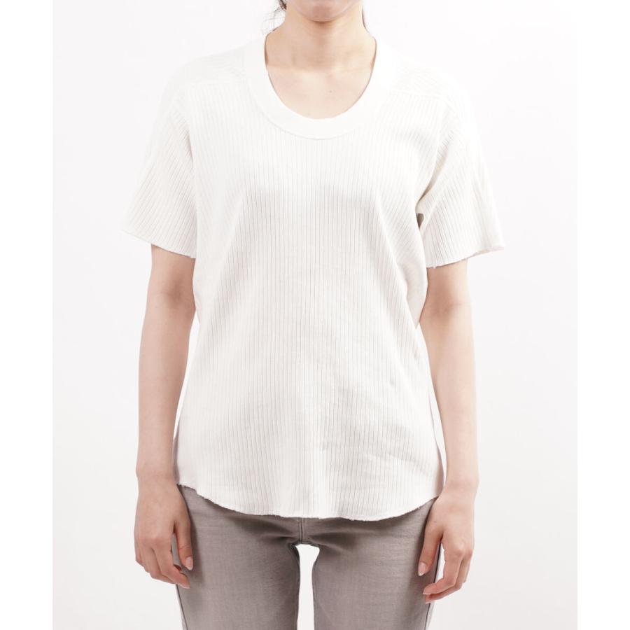 MEYAME リブカットソー MEYAME メヤメ 2wayリブプルオーバー FRONT AND BACK RIB PULLOVER MEY