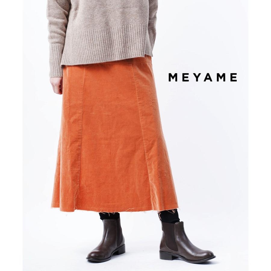 メヤメ ベロアスカート ロングスカート BEAUTIFUL SKIRT VELOUR MEYAME MEY-1314 国内正規品  送料無料 MEYAME（メヤメ） ベロアスカート ロングスカート BEAUTIFUL SKIRT