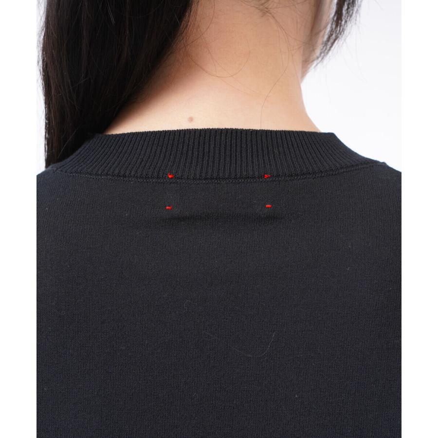 メヤメ ニットプルオーバー COTTON KNIT LONG SLEEVE TEE コットン
