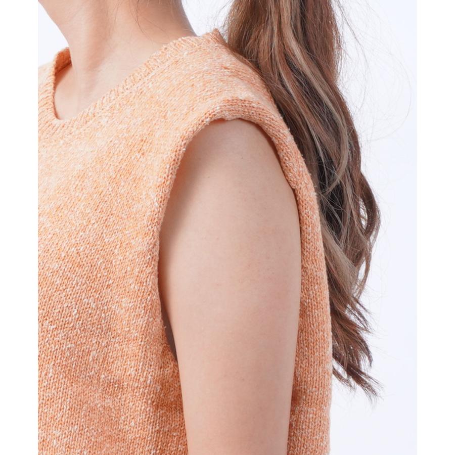 メヤメ COTTON TWEED SLEEVELESS PULLOVER MEYAME レディース 国内正規