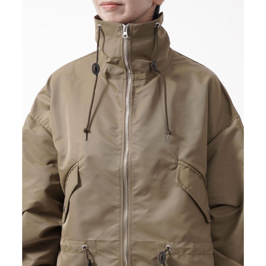 MANON（マノン） ナイロンツイル ミリタリージャケット レディース