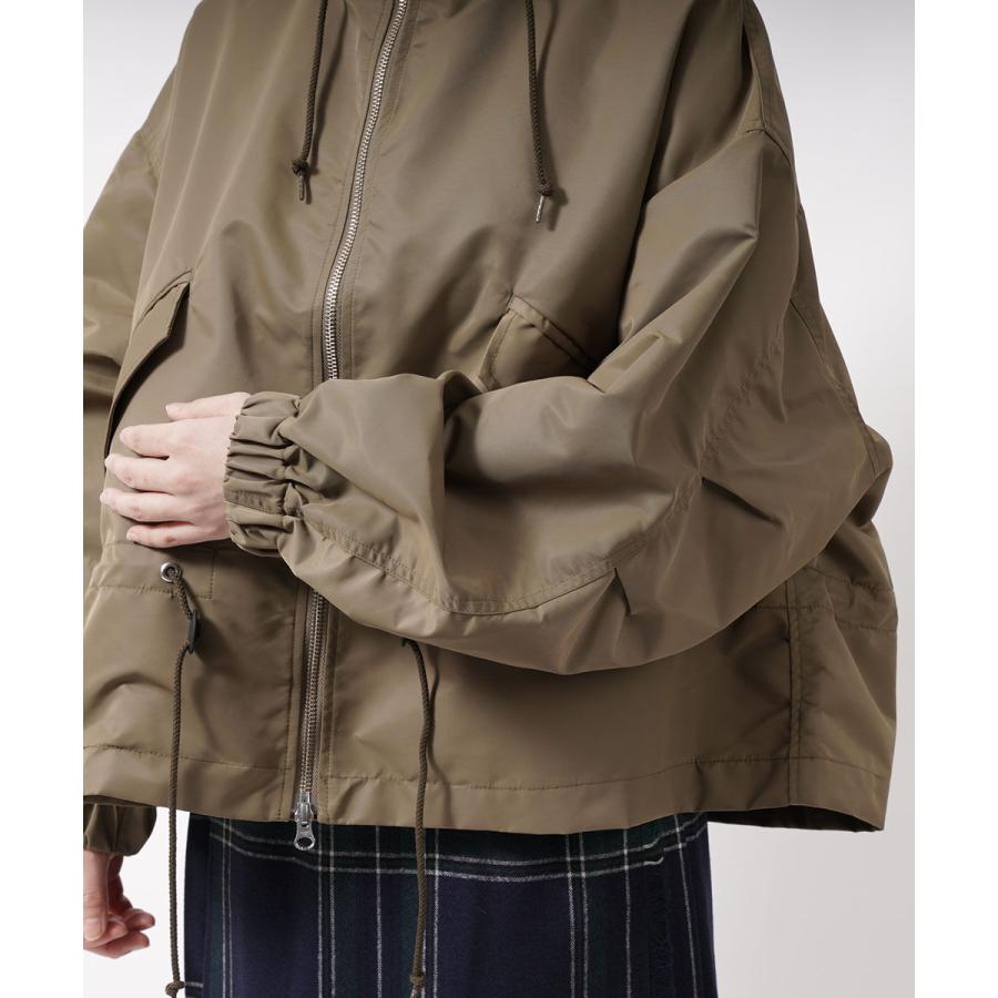 MANON（マノン） ナイロンツイル ミリタリージャケット レディース