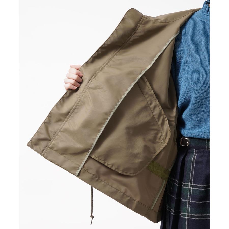 MANON（マノン） ナイロンツイル ミリタリージャケット レディース