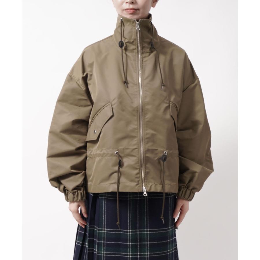 MANON（マノン） ナイロンツイル ミリタリージャケット レディース
