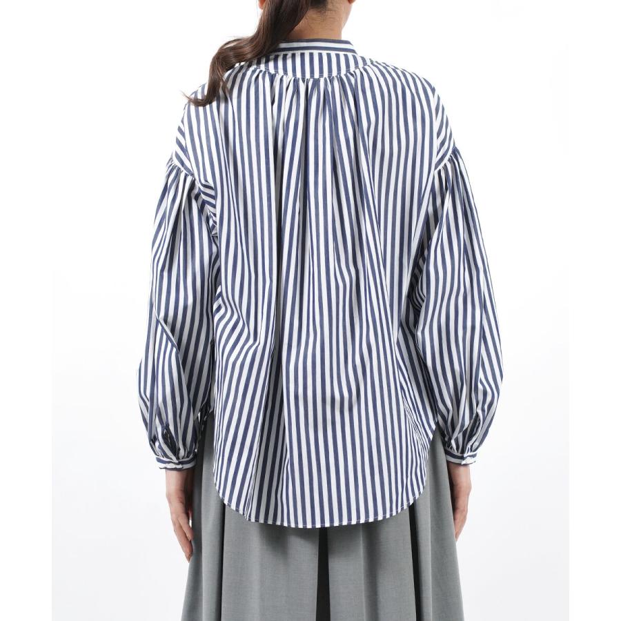 MANON（マノン） ストライプ アミカルシャツ ブラウス レディース 国内